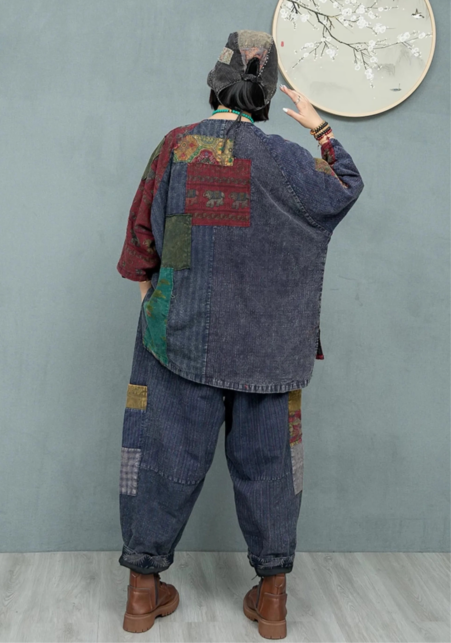 Blue Moon Fashion Two-piece Loose Temperament Suit