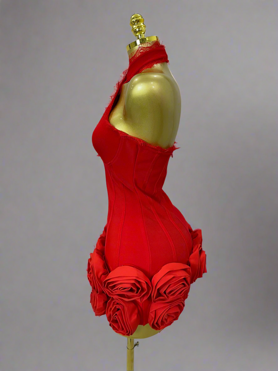 Red Rose Dress