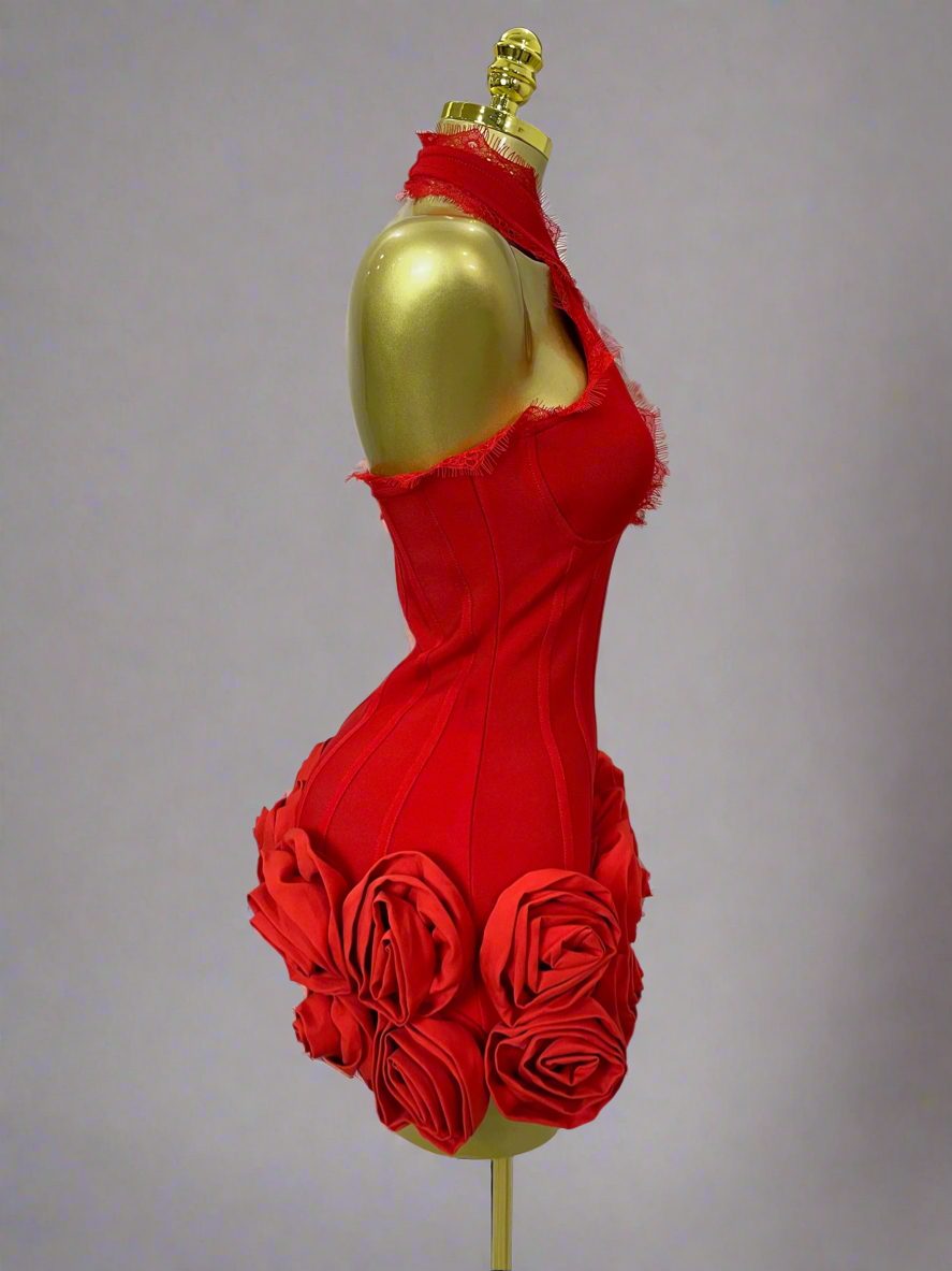 Red Rose Dress