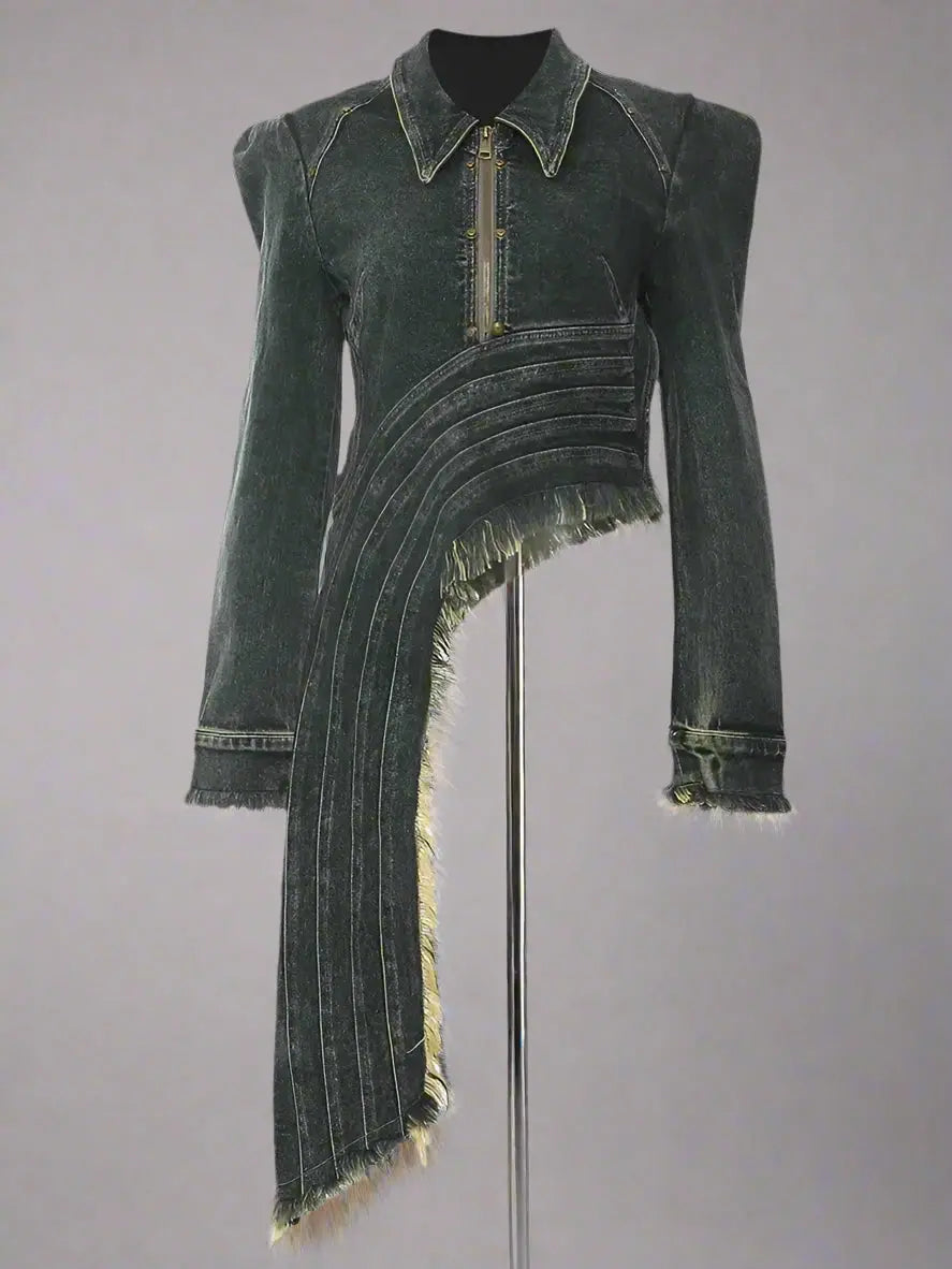 Denim Ira Jacket Blue Moon Fashion House