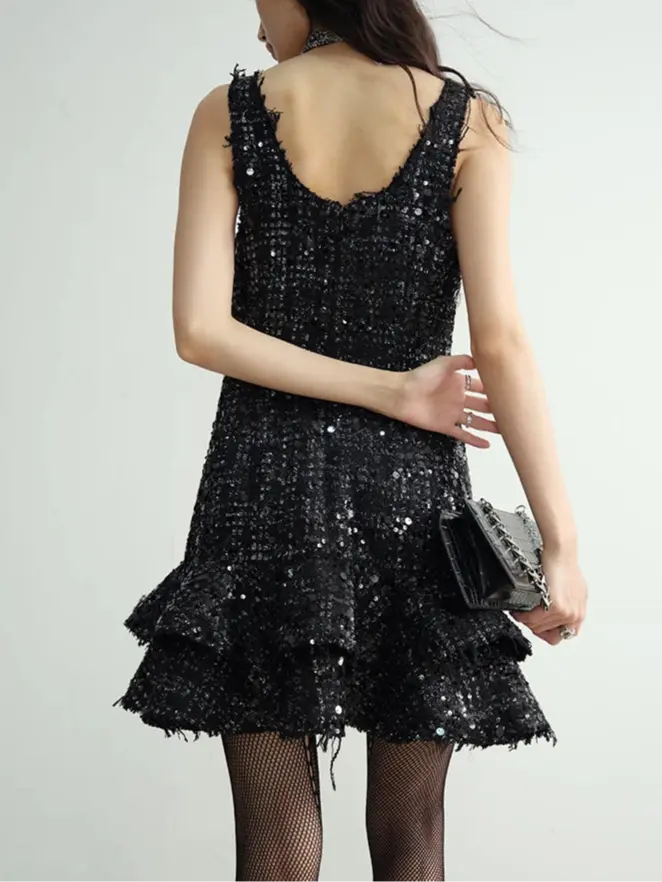 Ebon Dress Blue Moon Fashion House