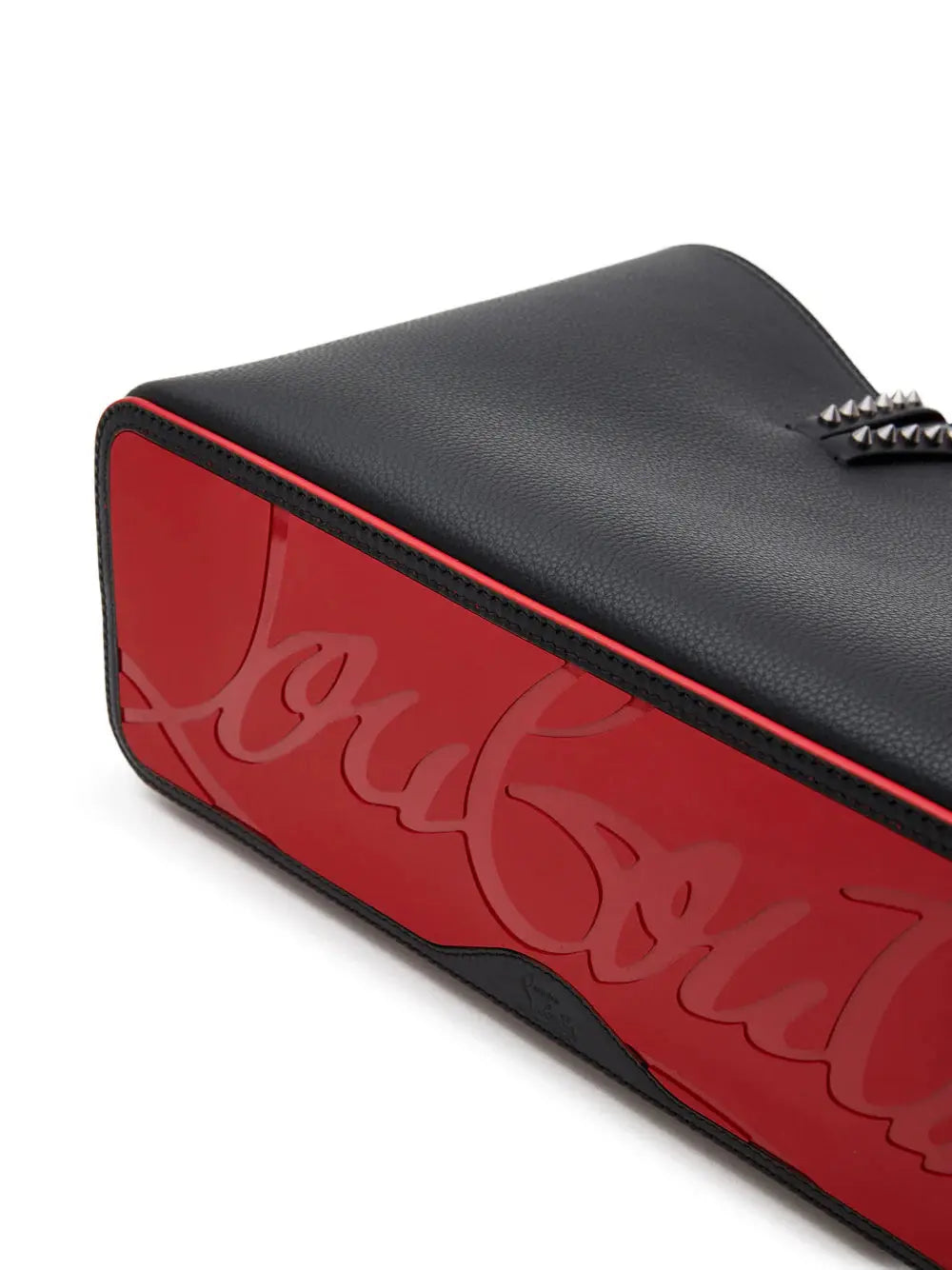 CHRISTIAN LOUBOUTIN WOMAN CABATA CABATA SKIUM TOTE IN BLACK LEATHER Blue Moon Fashion House