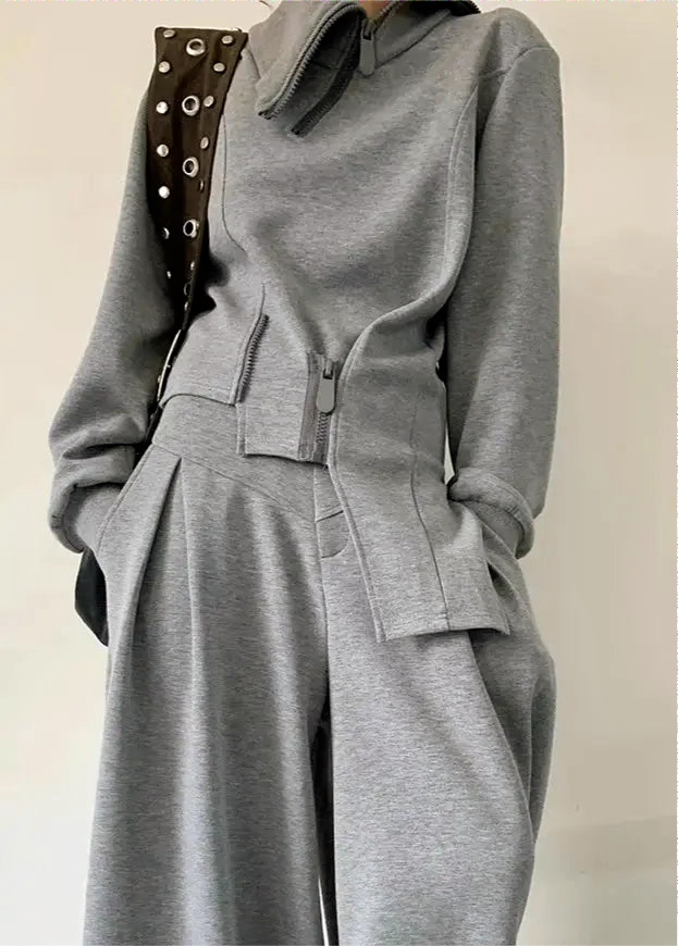 Gray Two Pieces Set 89