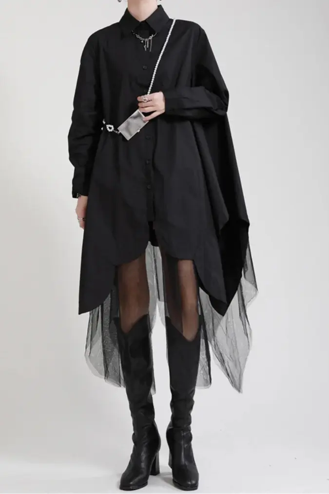 Jet Shirt Dress Blue Moon Fashion House