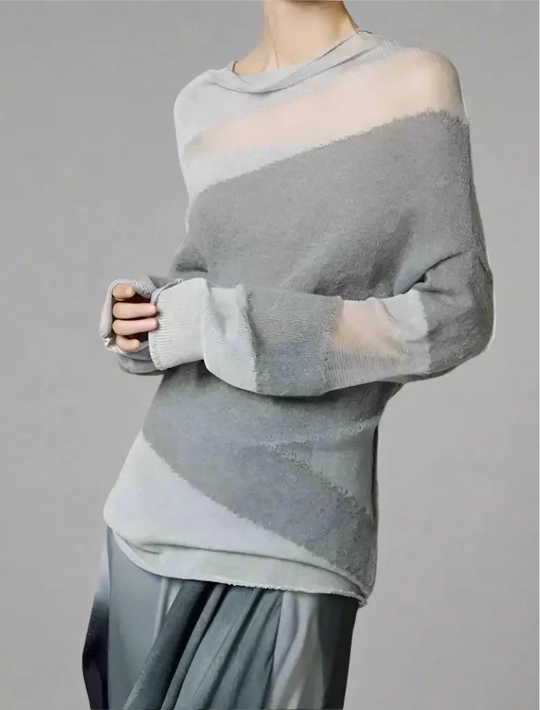 Rita Mesh Top Blue Moon Fashion House