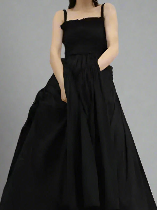 Sling Backless Vintage Dress