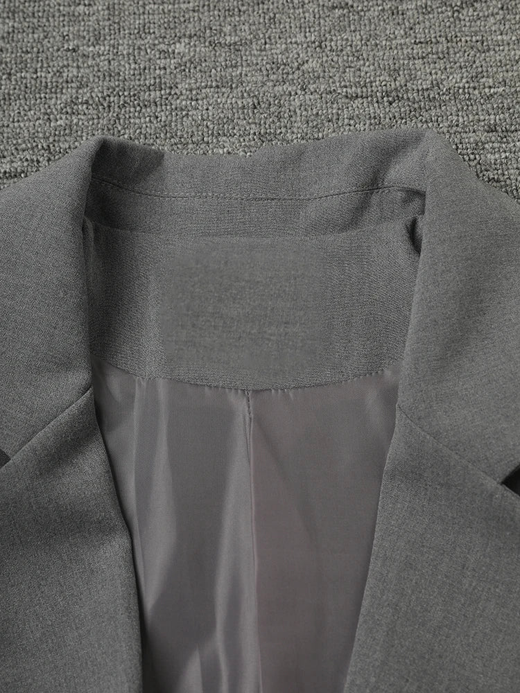 Blue Moon Fashion Gray Suit 3 Piece Set Women