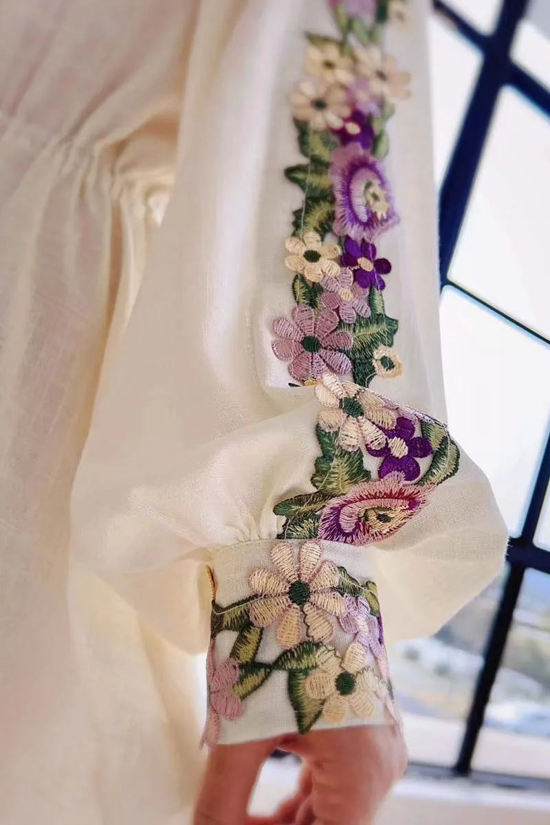 Blue Moon Fashion Embroidery Dress