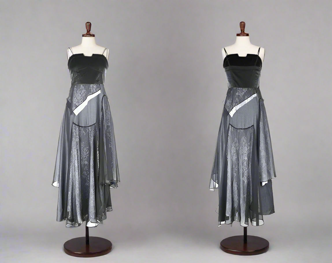 Irregular Suspender Dress