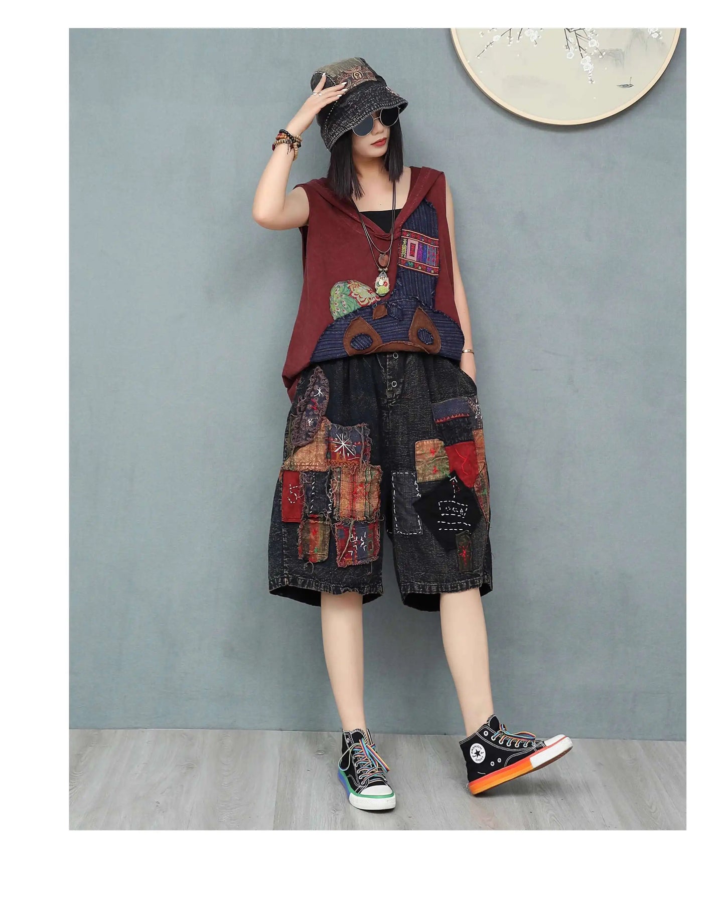Fashion Denim HLM Two-piece Set