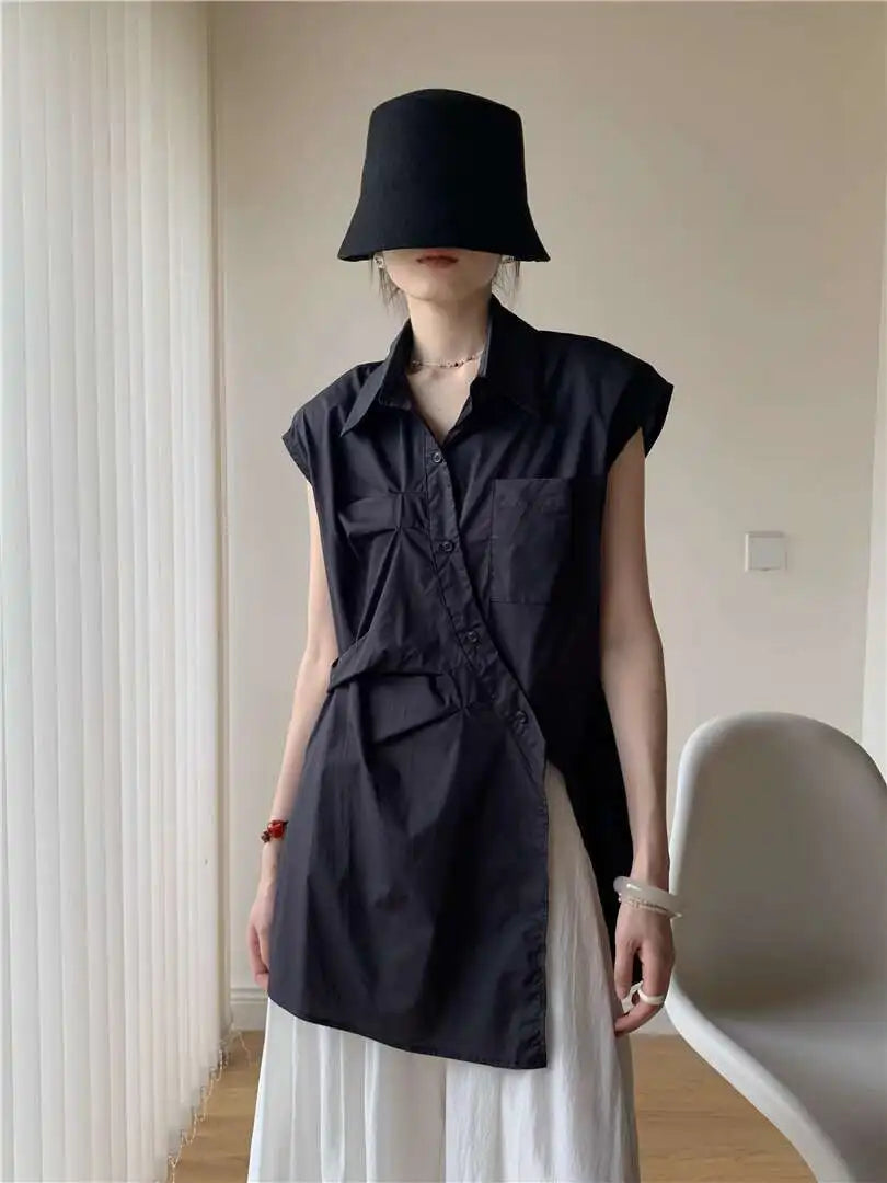 Slit Blouse