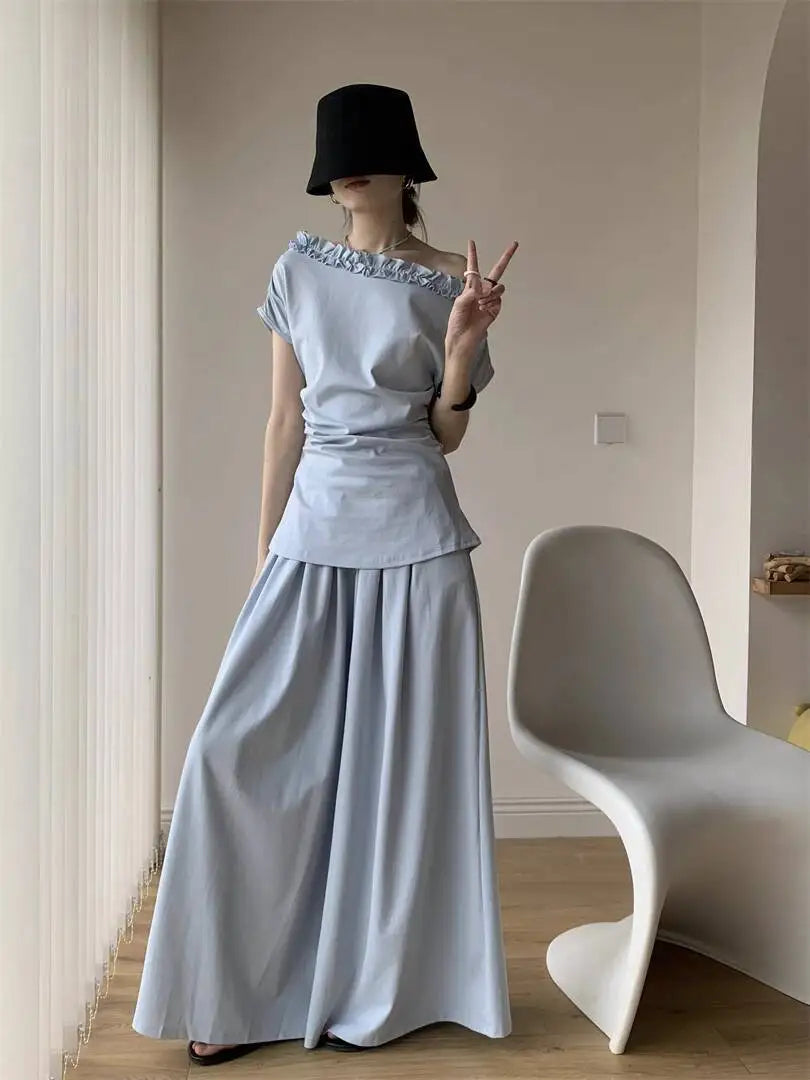 Two Pieces Sana Beige Set