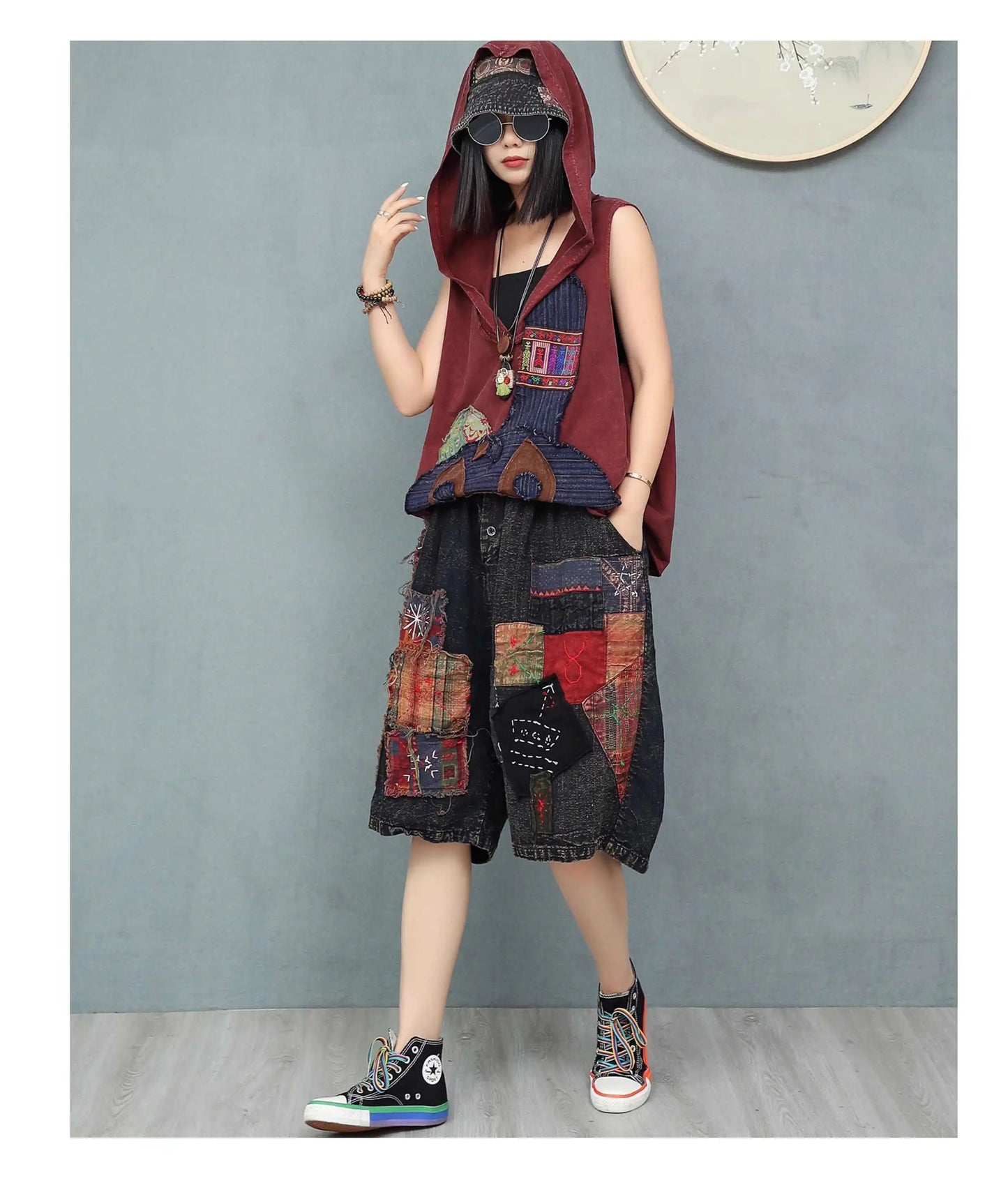 Fashion Denim HLM Two-piece Set