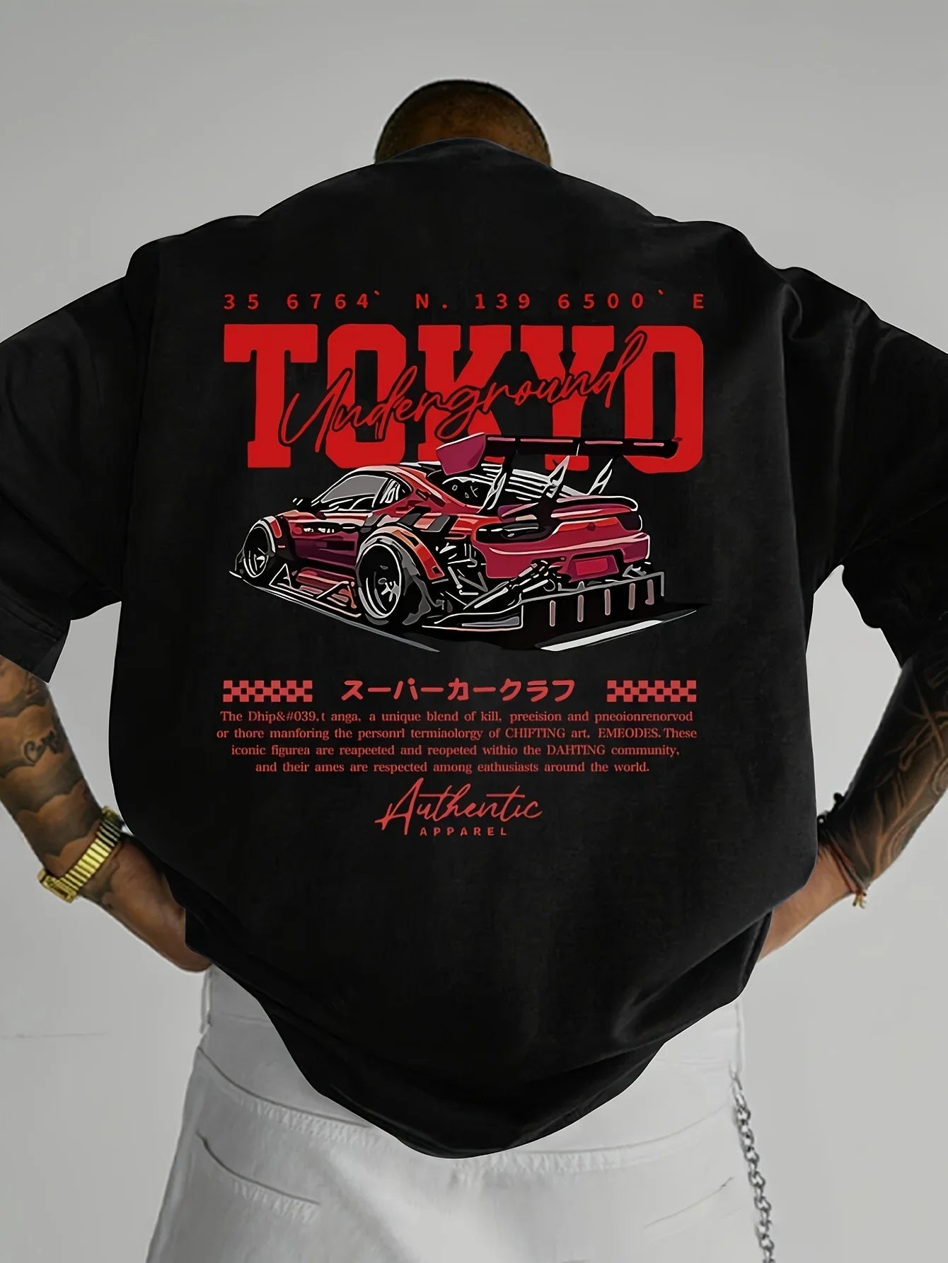 Men's Casual Loose Printed T-shirt