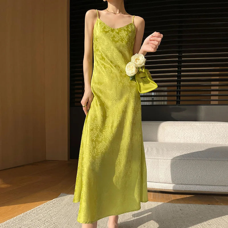 Satin Suspended Dress