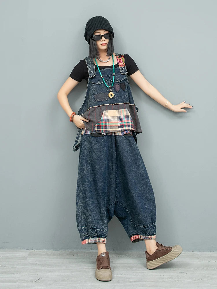 Blue Moon Fashion Retro Denim Ira Two-piece Set