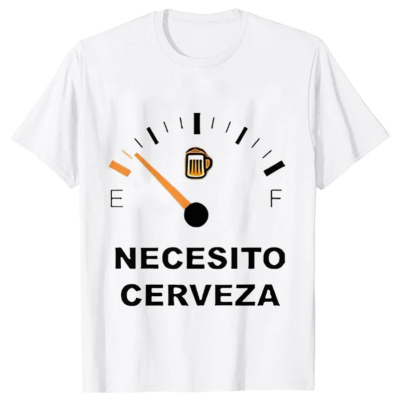 Men's Casual T-shirt NECESITO CERVEZA