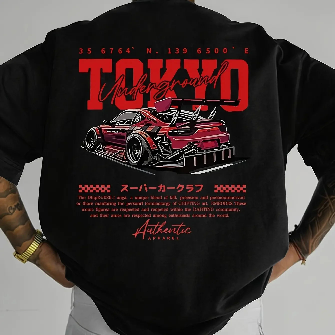 Men's Casual Loose Printed T-shirt