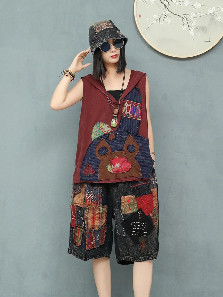 Fashion Denim HLM Two-piece Set