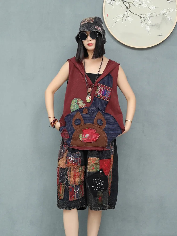 Fashion Denim HLM Two-piece Set
