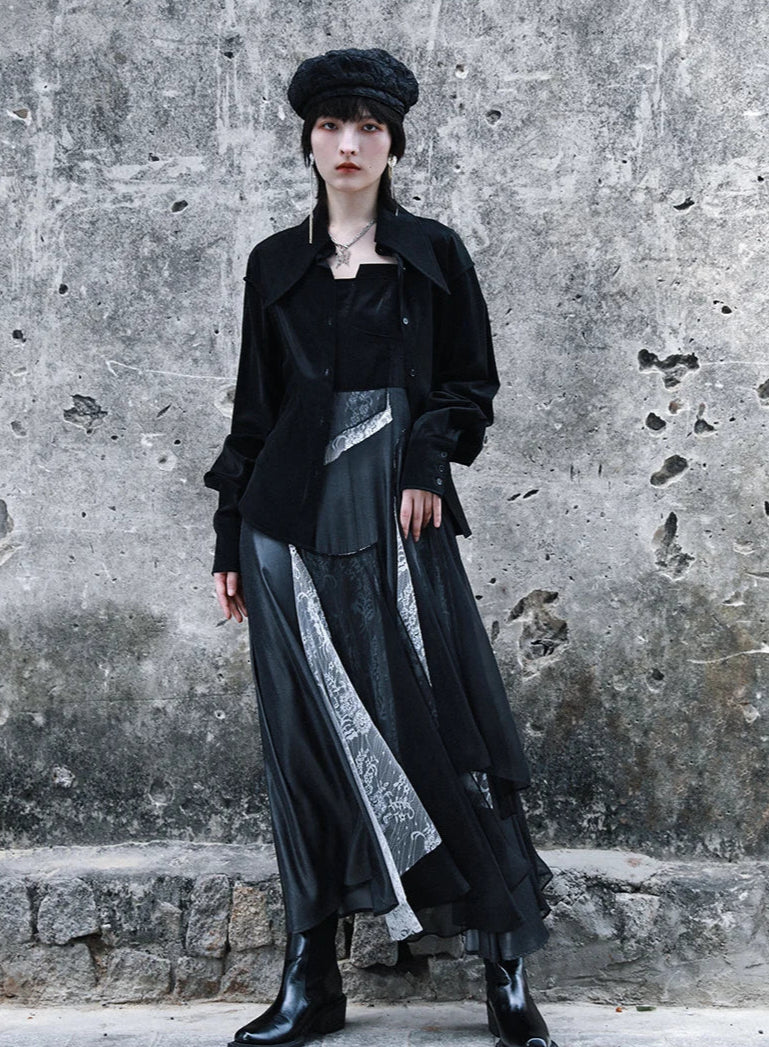 Irregular Suspender Dress
