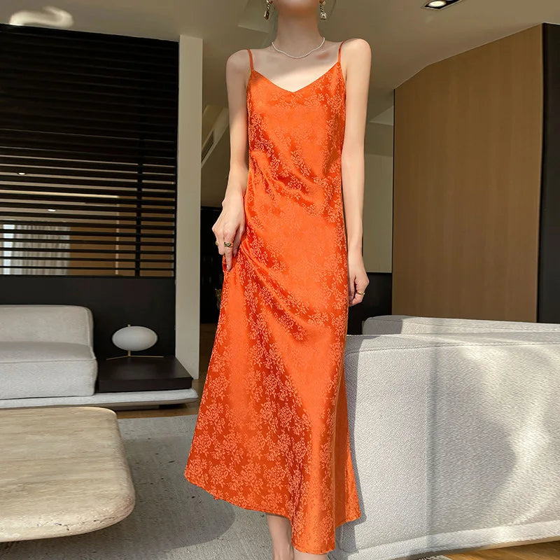 Satin Suspended Dress