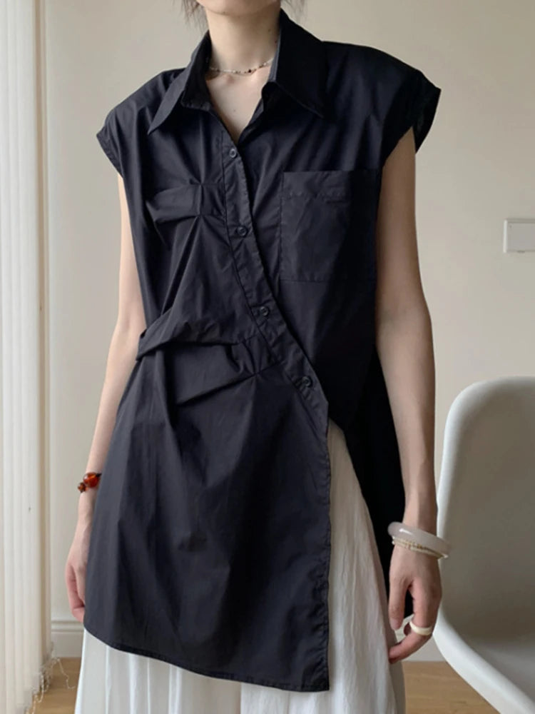 Slit Blouse