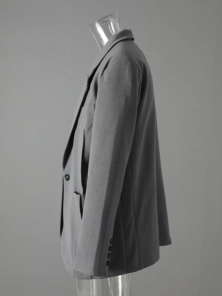Blue Moon Fashion Gray Suit 3 Piece Set Women