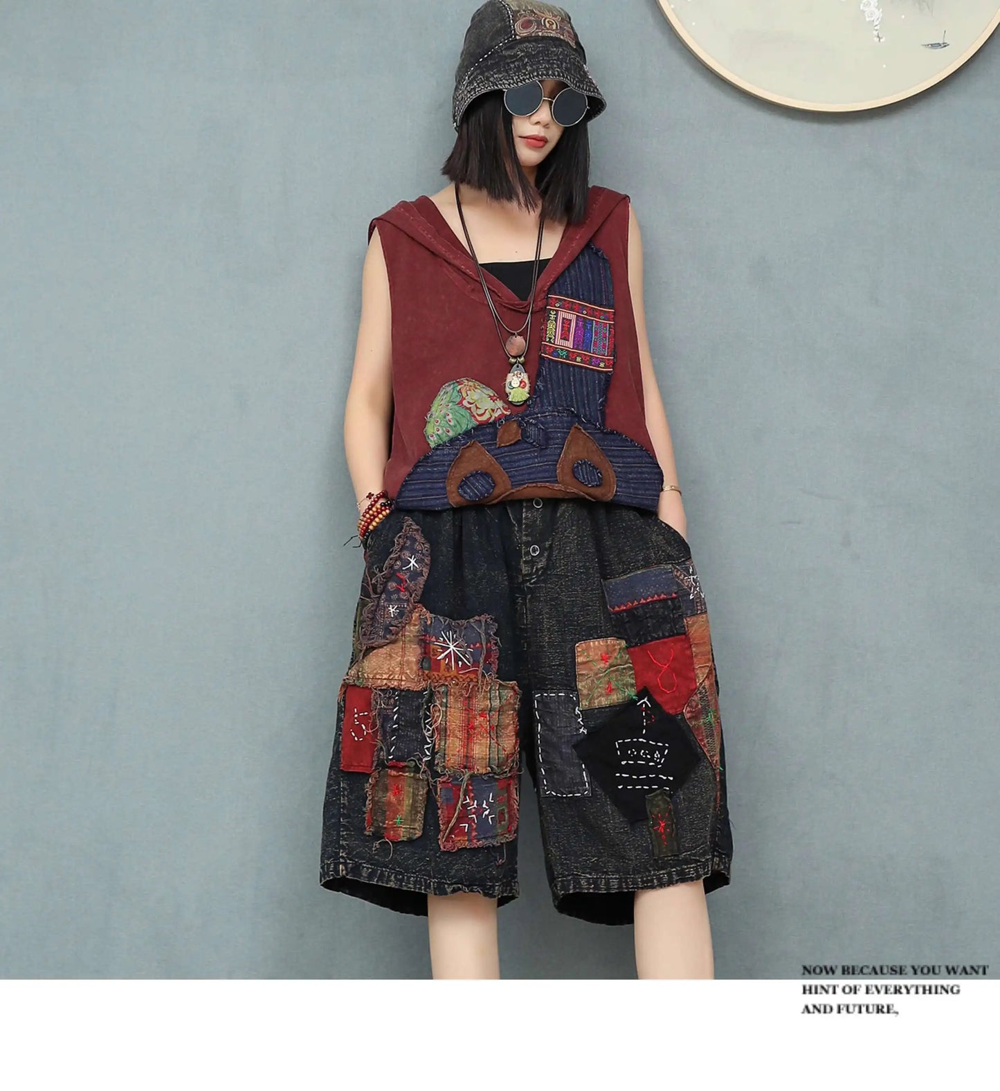 Fashion Denim HLM Two-piece Set