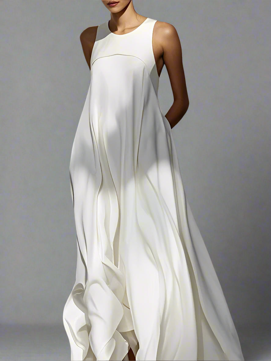 White Maxi Dresses For Women | Blue Moon Fashion