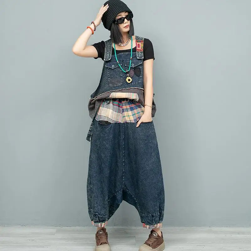 Blue Moon Fashion Retro Denim Ira Two-piece Set