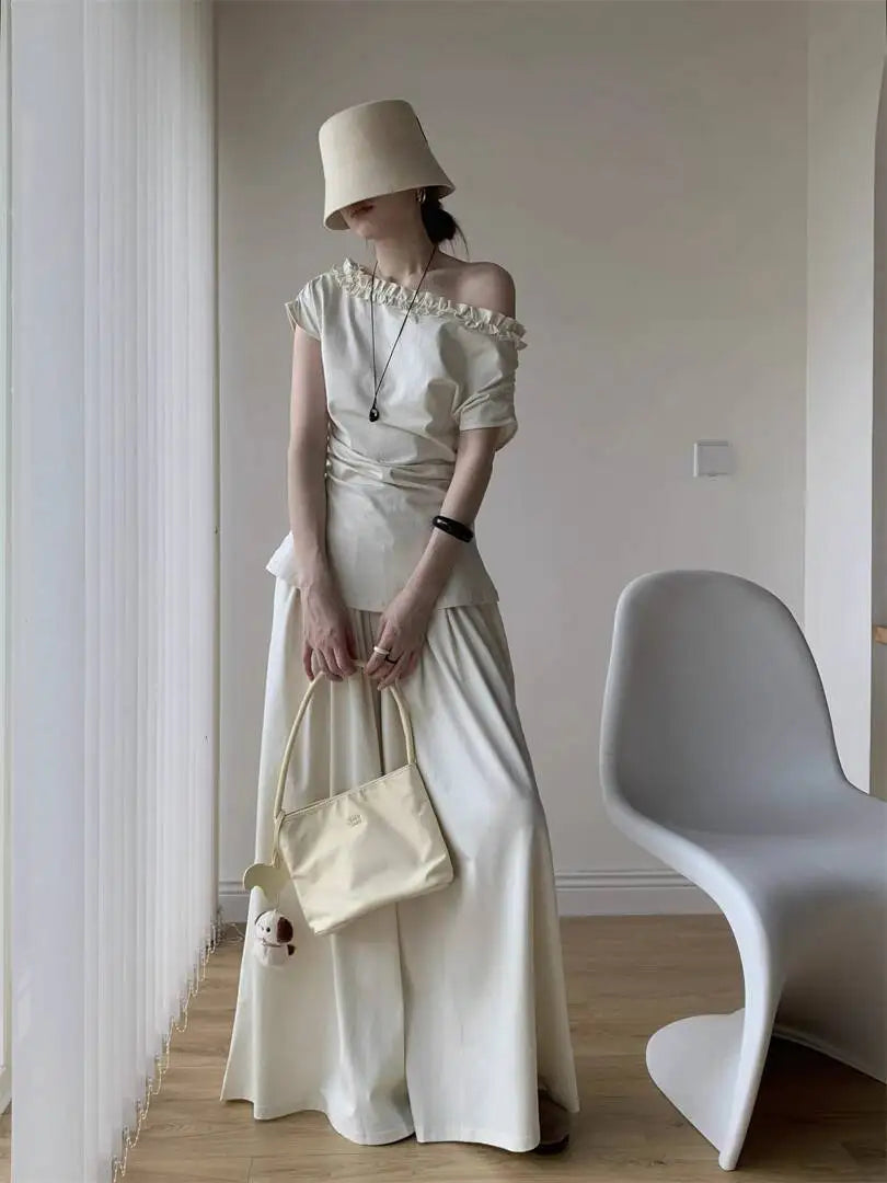 Two Pieces Sana Beige Set