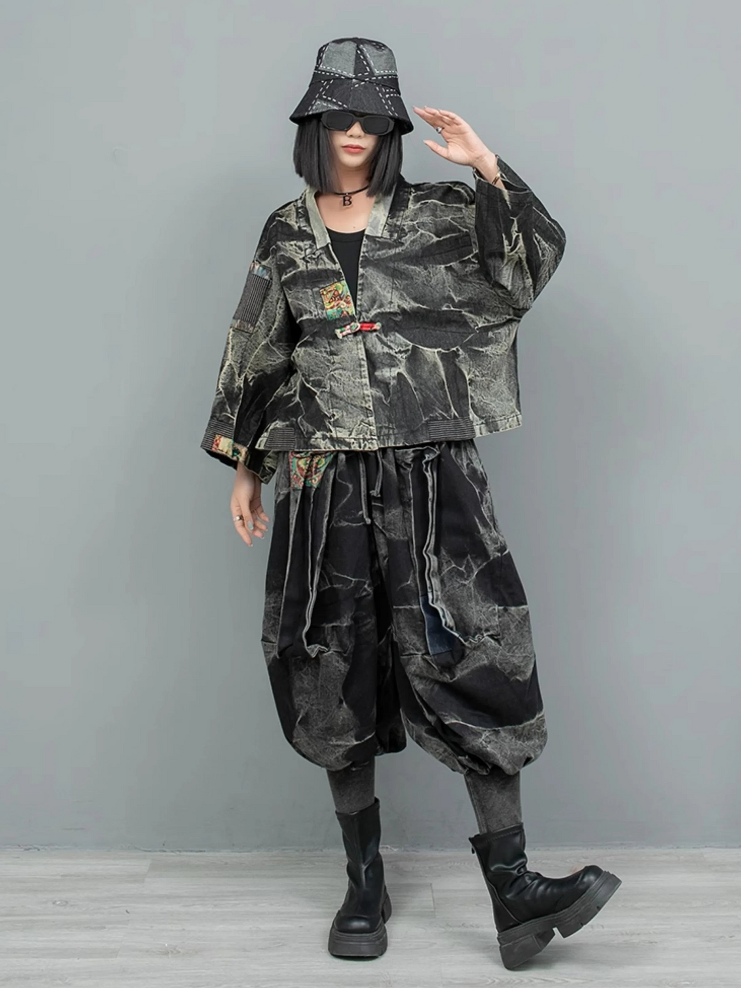 Blue Moon Fashion Personality Trendy Two-piece Set