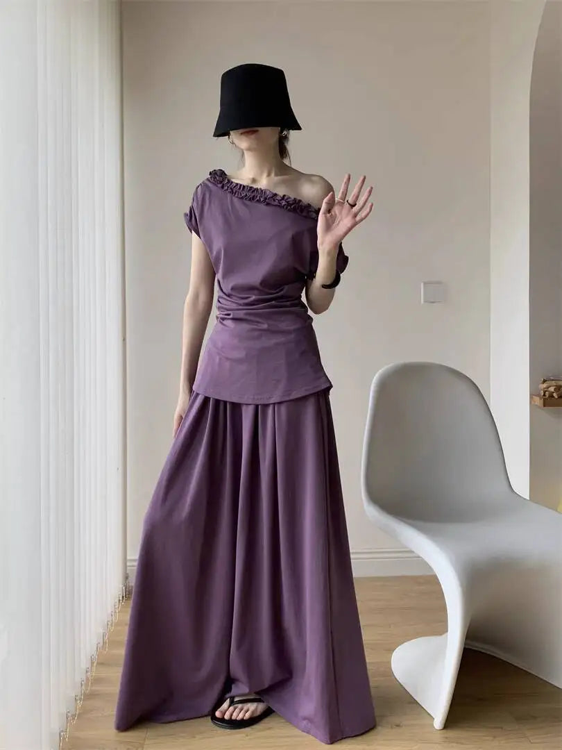 Two Pieces Sana Beige Set