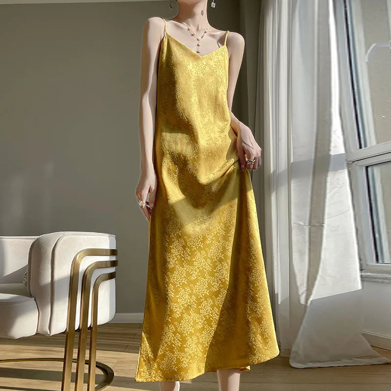 Satin Suspended Dress