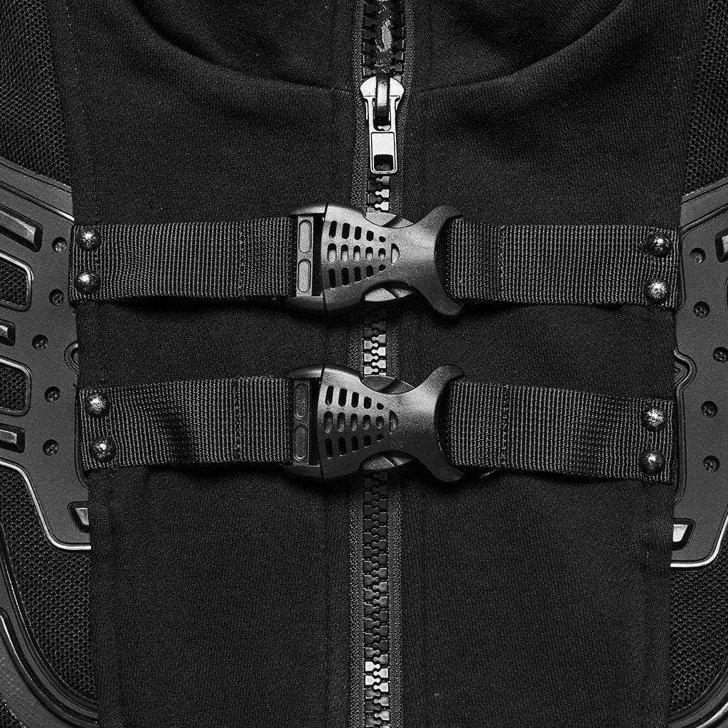 Men's Cyberpunk Wide Shoulder Personalized Vest