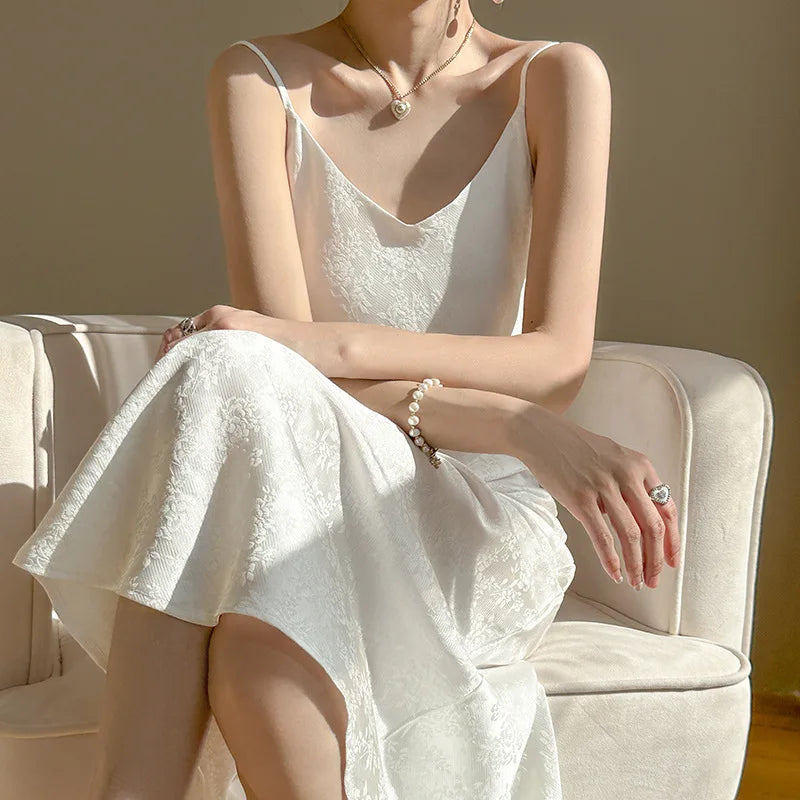 Satin Suspended Dress