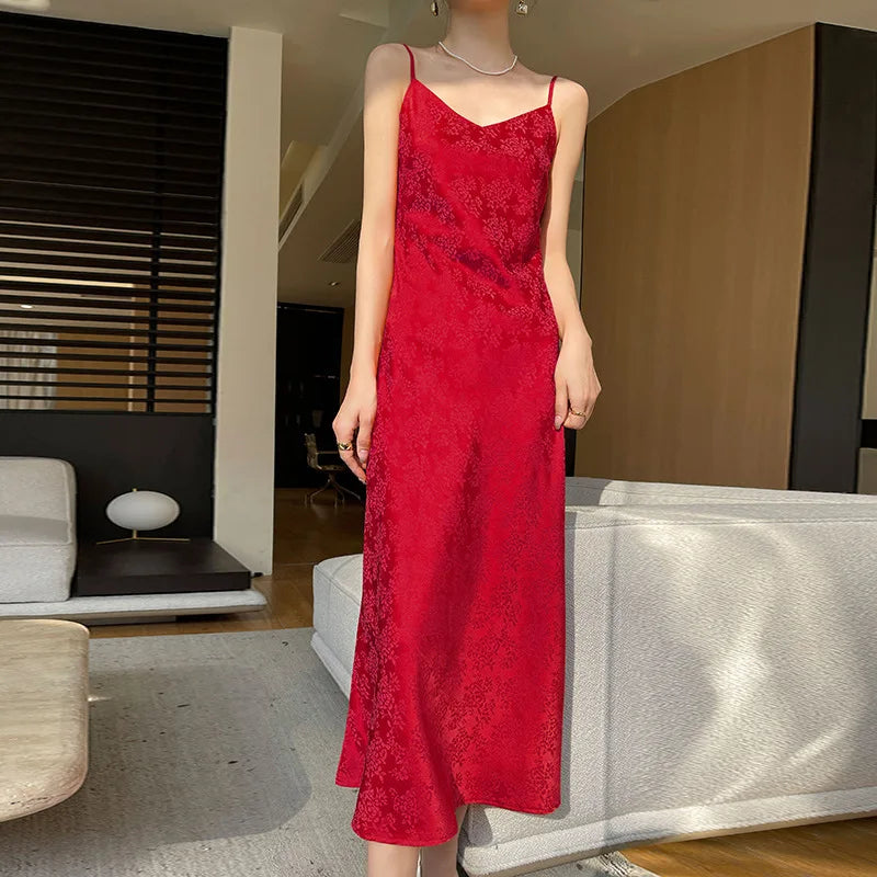 Satin Suspended Dress