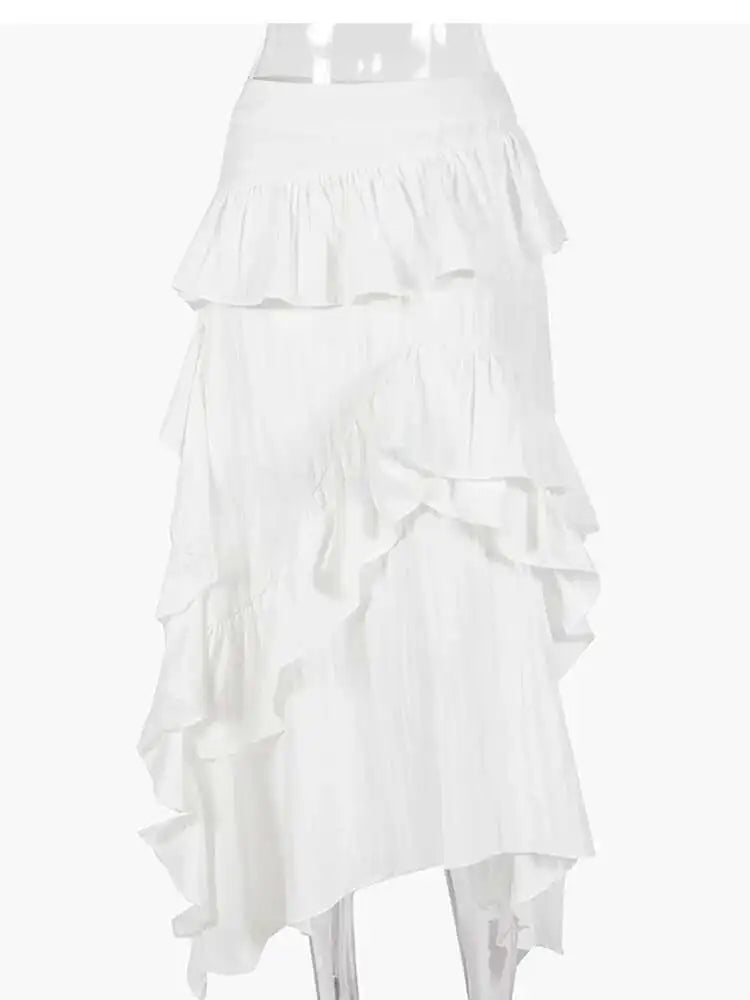 Ruffles Hem Skirt