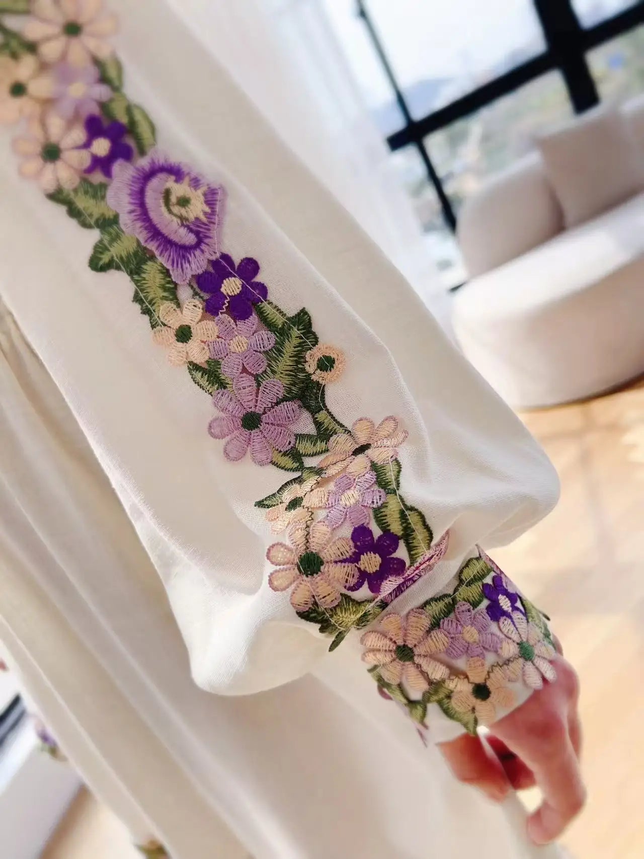 Blue Moon Fashion Embroidery Dress