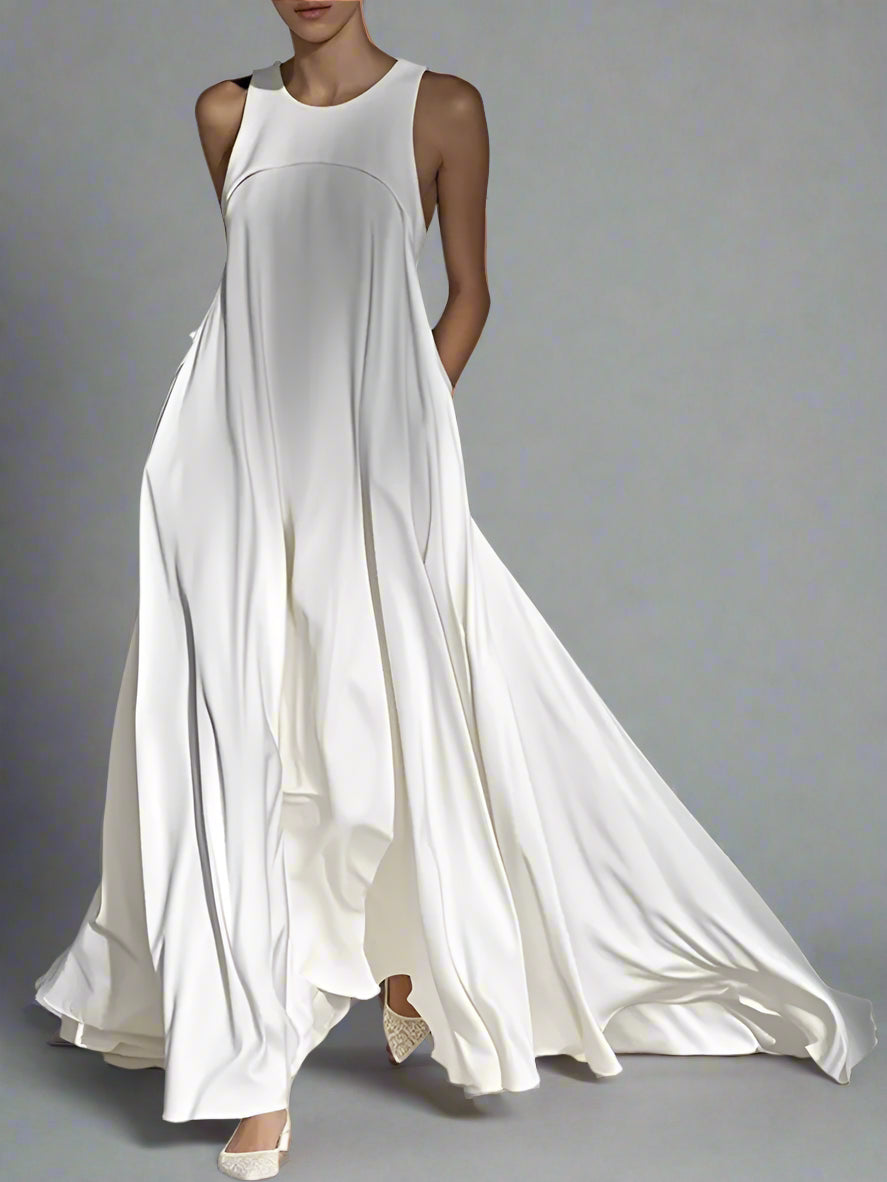 White Maxi Dresses For Women | Blue Moon Fashion