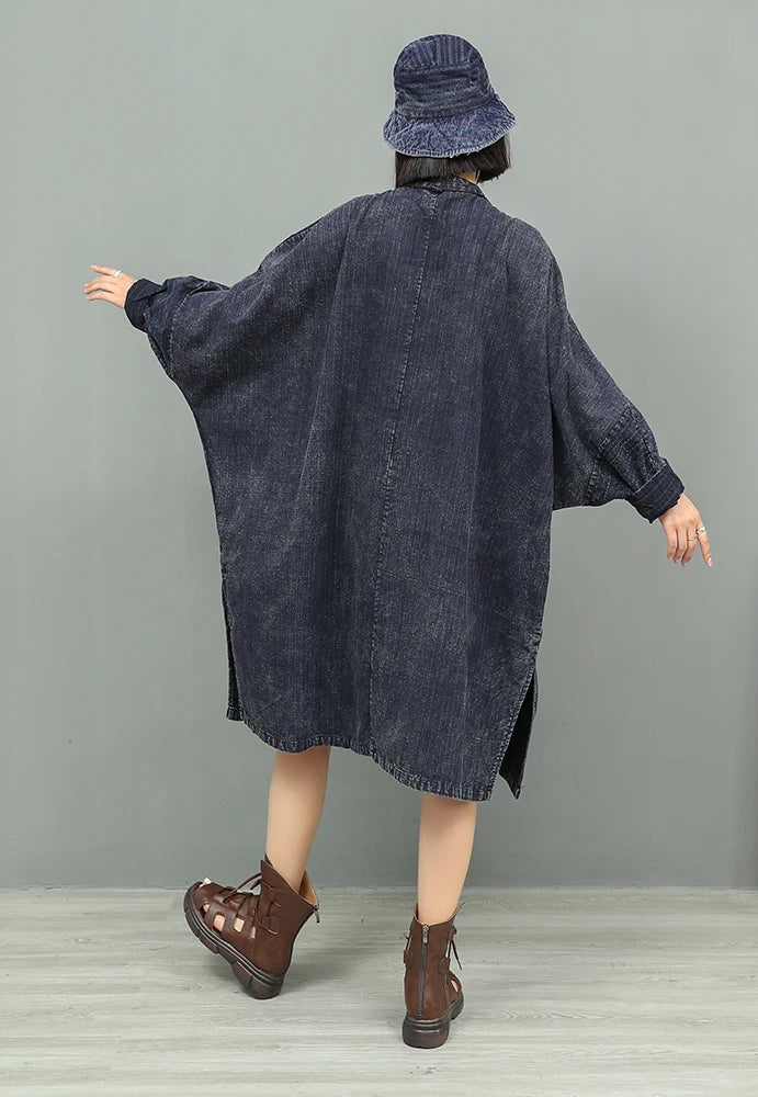 Blue Moon Fashion Oversized Vintage Design Dress