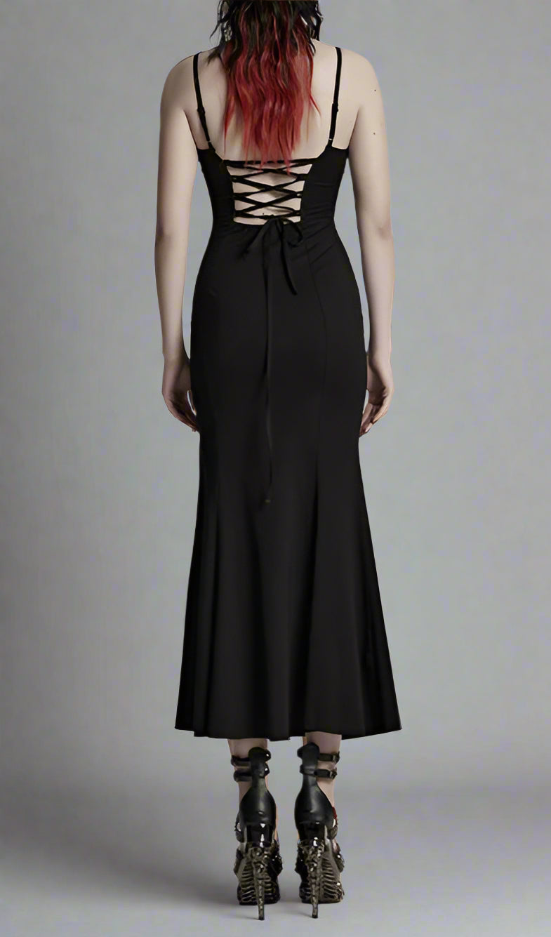 Women's Asymmetric Segmentation Design Dress