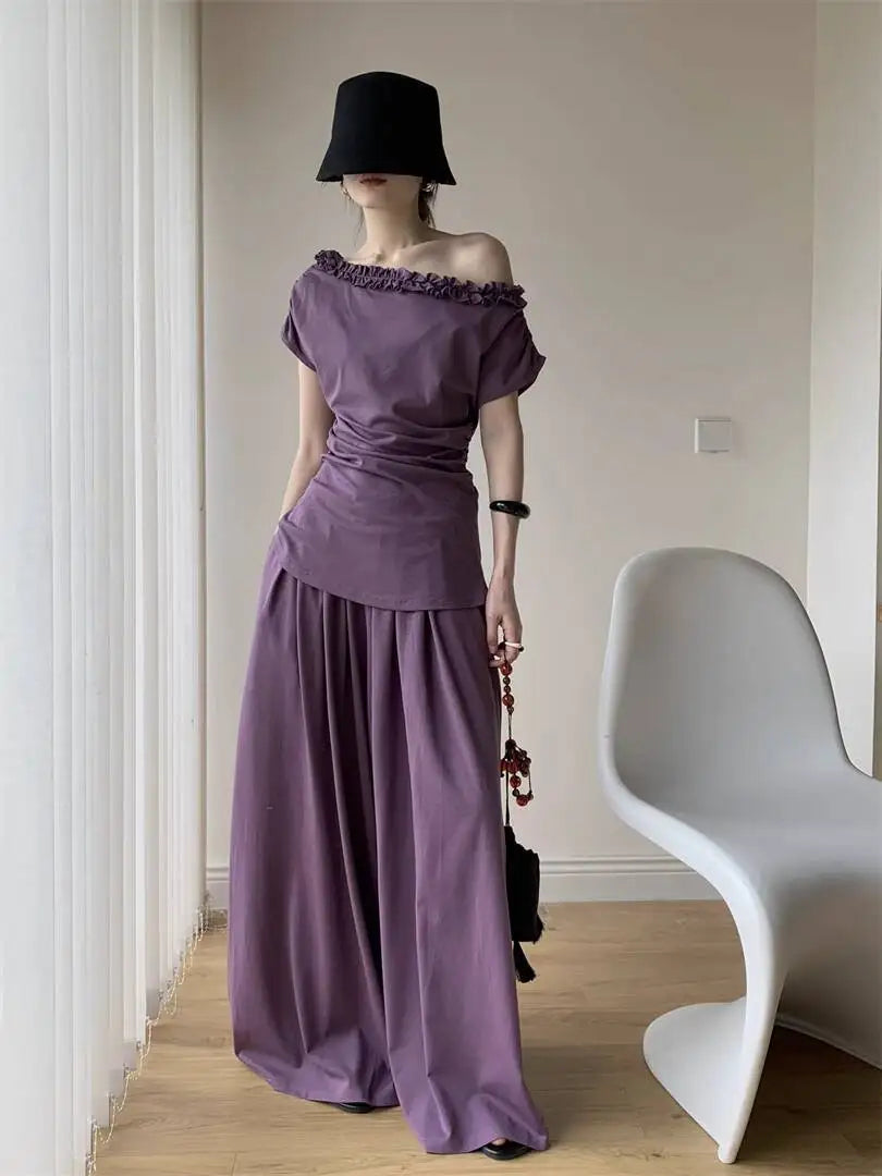 Two Pieces Sana Beige Set