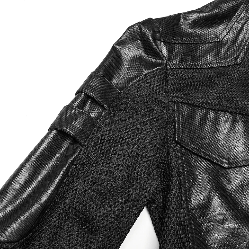 Men's Cyberpunk Twill Woven Jacket