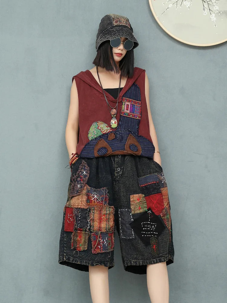 Fashion Denim HLM Two-piece Set