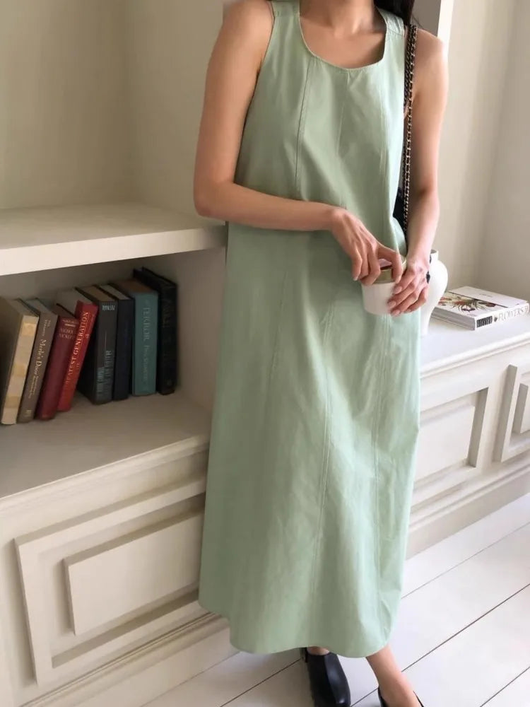 Fresh Sleeveless Tank Top Dress | Blue Moon Fashion