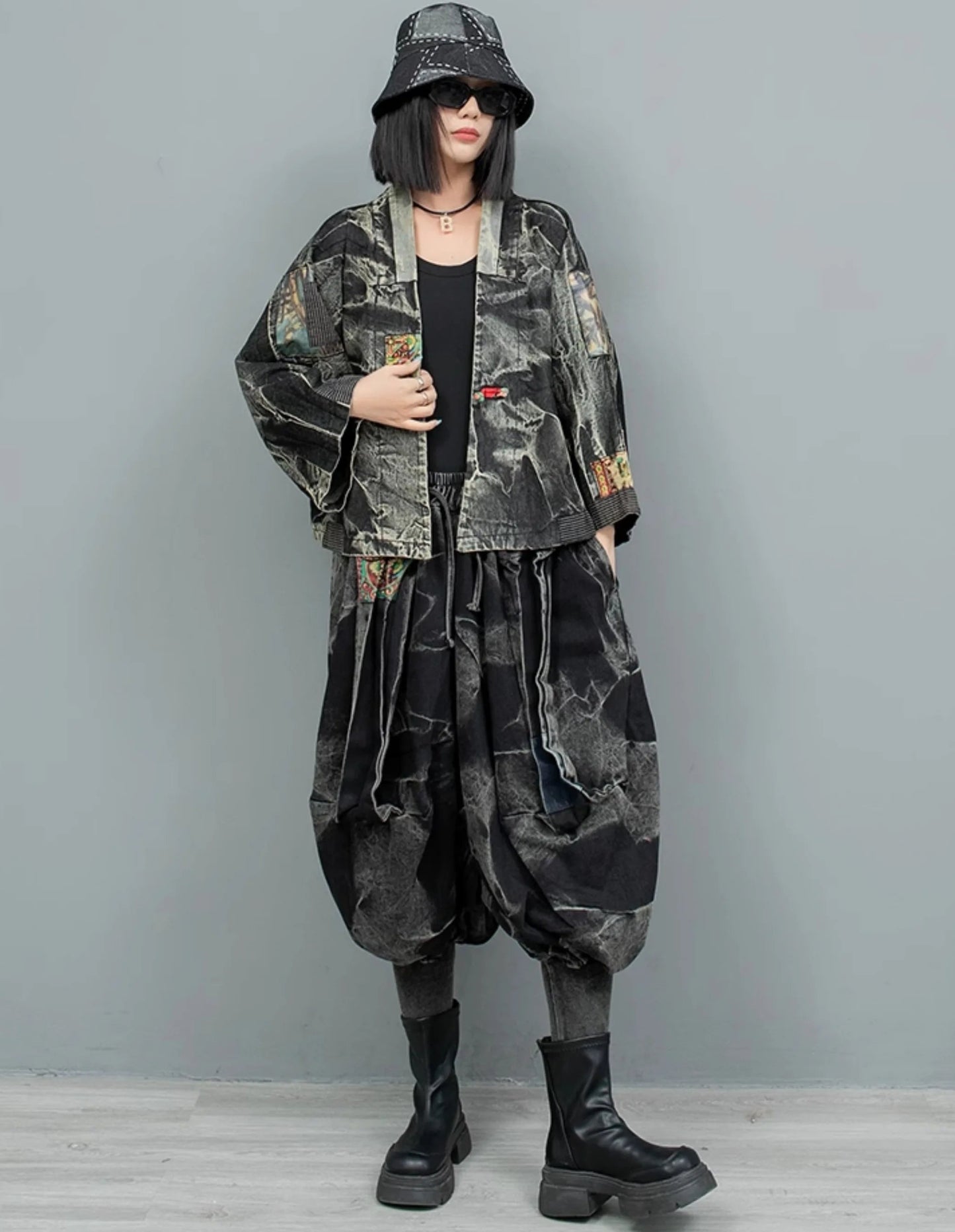 Blue Moon Fashion Personality Trendy Two-piece Set