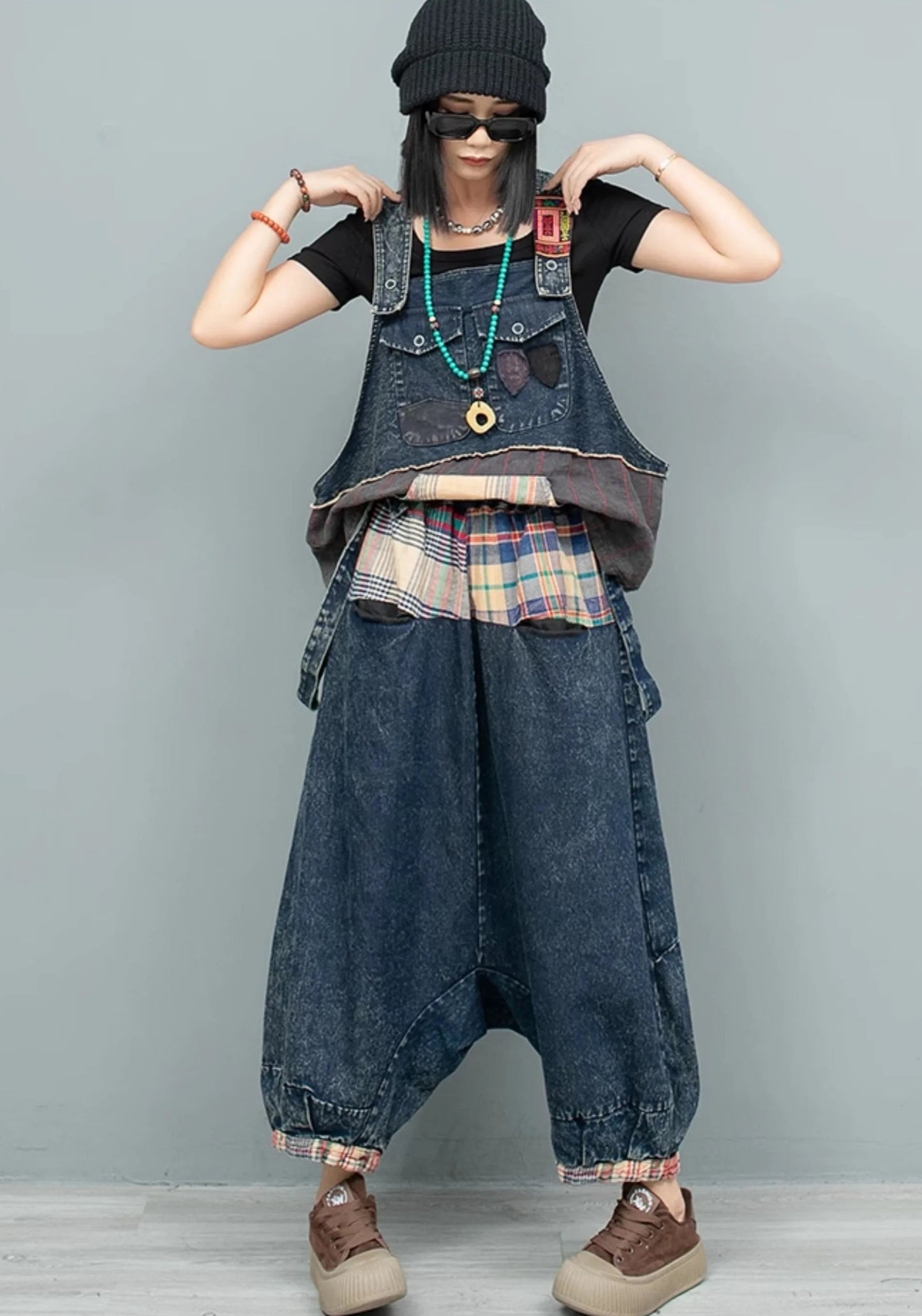 Blue Moon Fashion Retro Denim Ira Two-piece Set