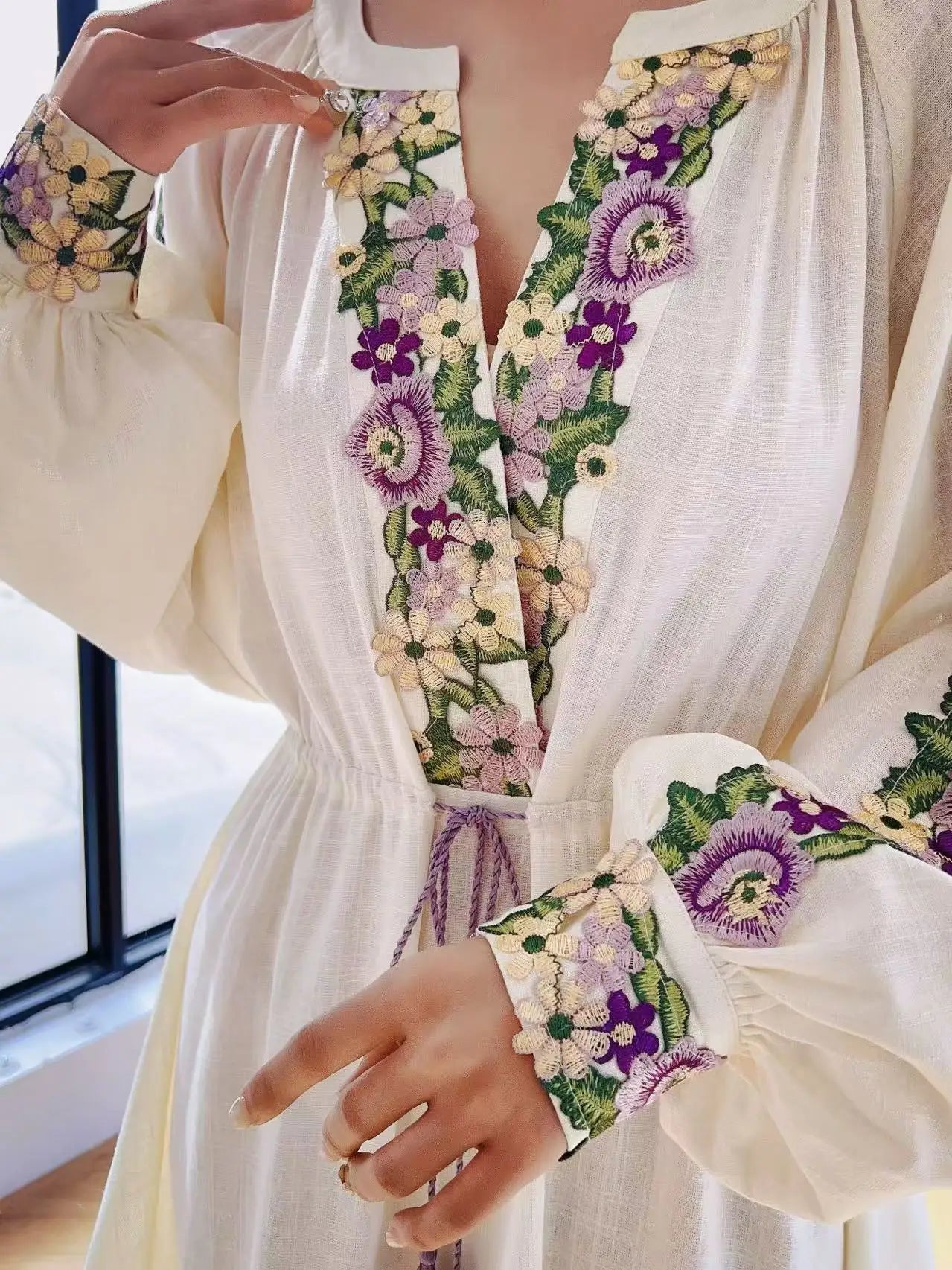 Blue Moon Fashion Embroidery Dress